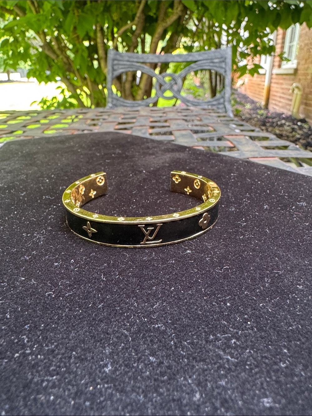 Cuff  Black and Gold  Cuff
